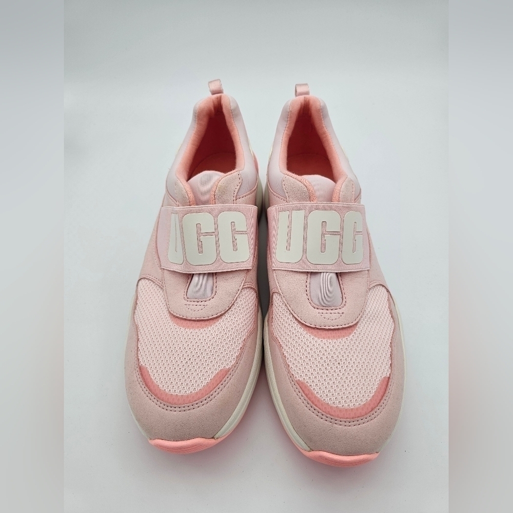 UGG LA Flex Slip-on Trainer Sneakers Posie Pink / White 1120704 Women's Size 9 - Picture 2 of 6